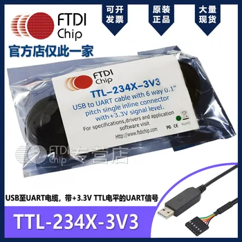 TTL-234X-3V3 USB UART Kabelis + 3.3 V TTL lygio FT234XD