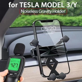 Tylus Svorio automobilinis Telefono Laikiklis Tesla Modelis 3 Modelis Y Automobilių Optikos Laikiklis GPS Stovėti Pasukti Paramos Mobilių Priedų