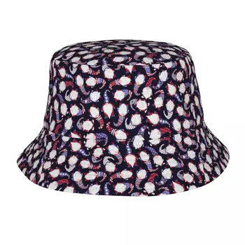Tėvynės Gnome Kibirą Skrybėlės Vyrai Moterys Unisex Mados Vasaros Žvejo Kepurė