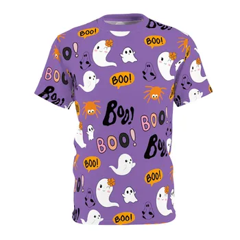 Unisex Hallowee 3d vyriški T-Shirt Kostiumas Helovyno Cosplay 3D Viršūnes Tee Helovinas Kostiumas Šeimos Grupei, T-Marškinėliai trumpomis Rankovėmis