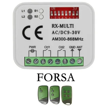 Už FORSA garažas nuotolinio valdymo 433.92 MHz roll kodas durų atidarytuvas FORSA Vadas 300-868mhz imtuvas