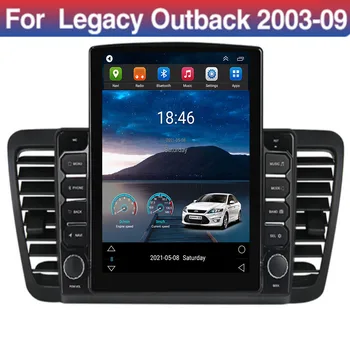Už Tesla Stiliaus 2Din Android 12 Automobilio Radijo Subaru Impreza 3 Palikimas 4 2003-2009 Multimedia Vaizdo Grotuvas GPS Stereo Carplay DSP
