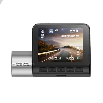 Vairavimo Diktofonas 4K WiFi, Dual Automobilio Kamera 2in Full HD Dashcam Su Super Naktinio Matymo Įrašymo G-Sensorius, Skirtas Automobiliams