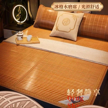 Vasaros natūralaus Bambuko čiužinys grindų Odos draugiškas Šalta, Sulankstomas kilimėlis Karalius ir Karalienė Visu Dydžiu Tatamio čiužiniai wtih užvalkalas