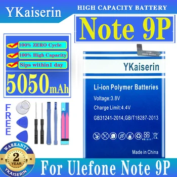 YKaiserin 5050mAh Bateriją už Ulefone Pastaba 9P Note9P Mobiliojo Telefono Baterija