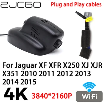 ZJCGO 4K 2160P Automobilių DVR Brūkšnys Cam Vaizdo įrašymo Plug and Play for Jaguar XF XFR X250 XJ XJR X351 2010 2011 2012 2013 2014 2015