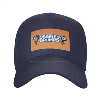 Žaidimas Grumps Logotipu Grafinis Prekės ženklo Logotipas, Aukštos kokybės Džinsinio audinio kepurė Megzta kepurė Beisbolo kepuraitę