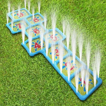Žaisti Splash Baseinas Žaidimų Kilimėlis Vasaros Hopscotch Lauko Numeris Kieme Vaikų Purškimo Reikmenys, Vandens Purkštuvų Pripučiamas Žaislas