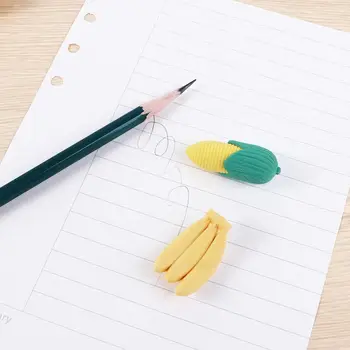 Žavinga Nešiojamų Įspūdį Trintukai Vaikų netoksiškas Daržovių Formos Juokinga Trintukai Mini Vaisiai Pieštuku Nuimamas Įrankis
