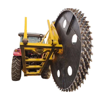 Žemės Ūkio Geros Kokybės Traktoriaus Naudoti Rato Diskų Trencher Ditcher Mašina Su Pigiai