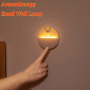 Žmogaus Kūno Indukcinės Lempos Magnetinio Aromaterapija Tablet Įkraunamas USB Smart Naktį Šviesa Koridoriaus, Miegamojo, Kabineto Sienos Lempos