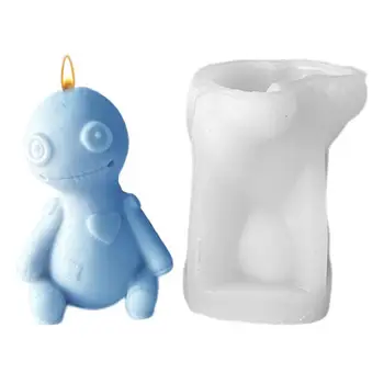Žvakė Pelėsių 3D Animaciją Lėlės Silikono Žvakių Liejimo Vaškas Formų Partijos 